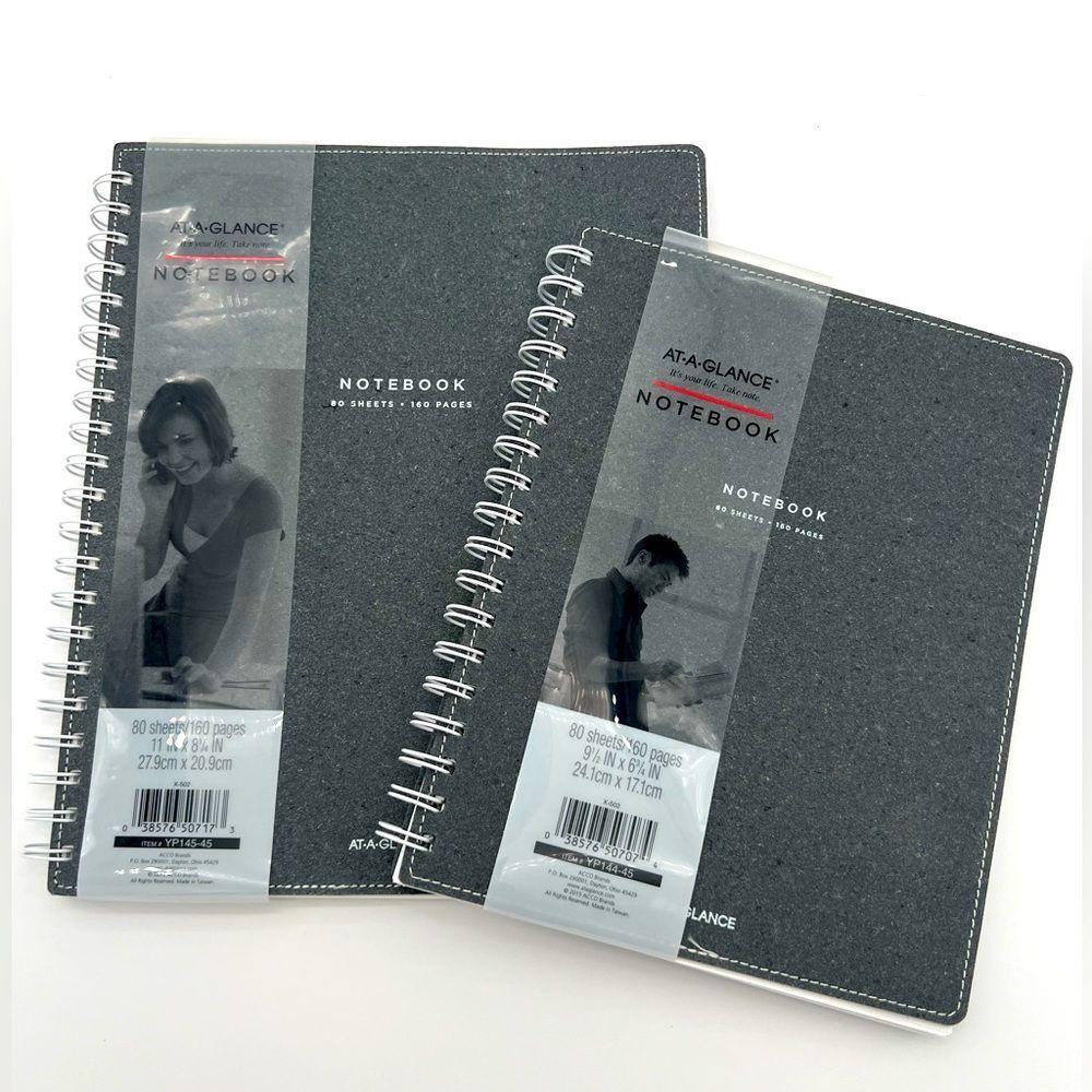 Bundle of 2 At-A-Glance Notebooks-New!